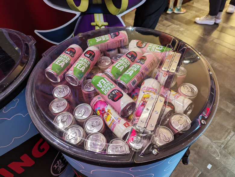 Peach making peach flavor drinks is a tasty no-brainer