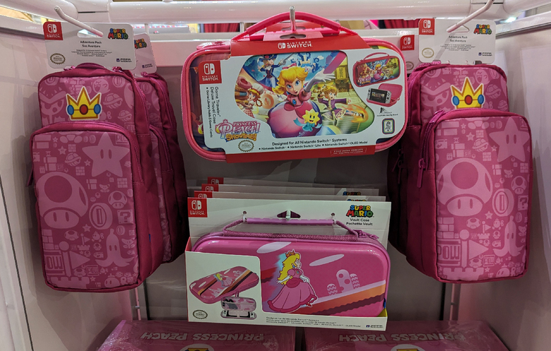How a princess carries their Switch around