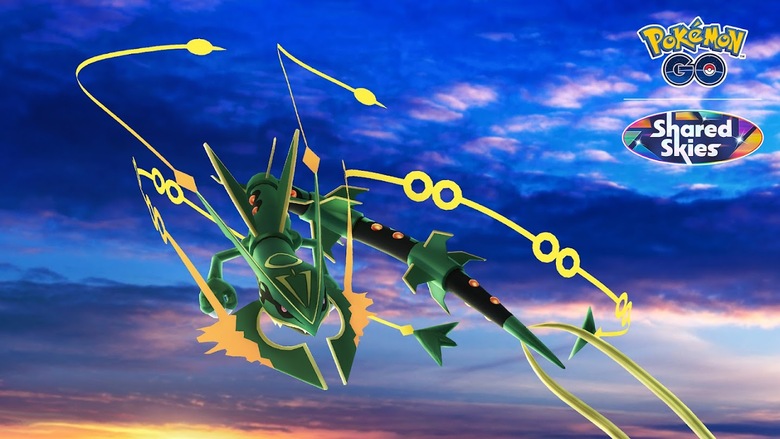 Mega Rayquaza returns to Pokémon GO in a special raid event!