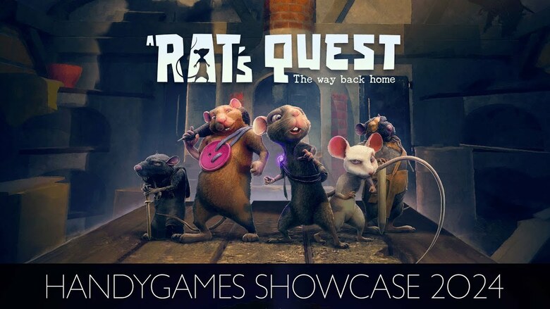 A Rat's Quest - The Way Back Home 'HandyGames Showcase' trailer