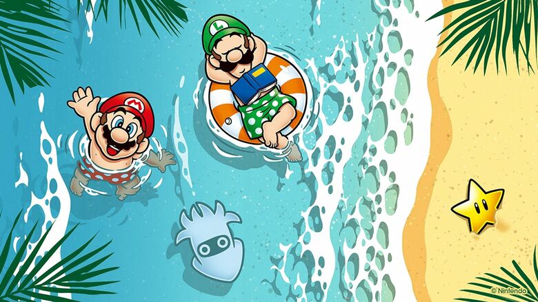 Nintendo shares new Mario and Luigi Summer artwork