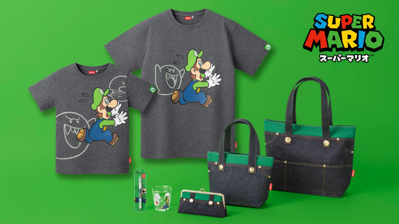 New Luigi Merch available at Nintendo TOKYO/OSAKA/KYOTO