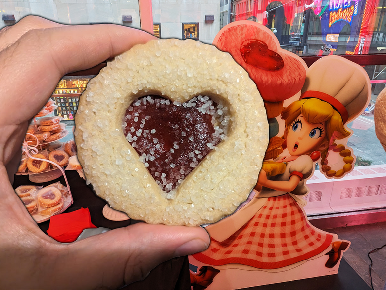 A cookie close-up that I definitely didn't Photoshop