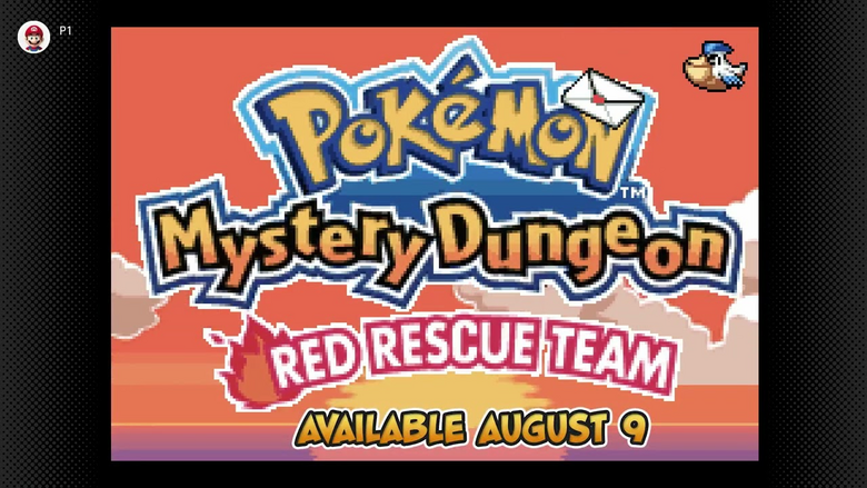 Pokémon Mystery Dungeon: Red Rescue Team available August 9th for NSO members