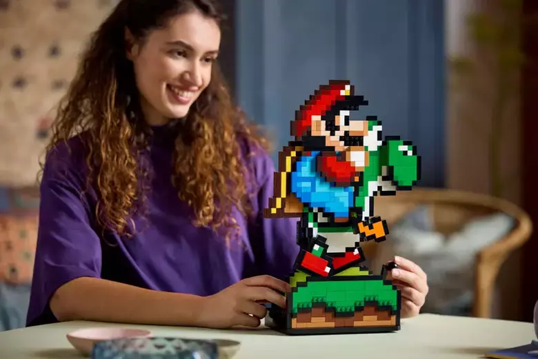 LEGO Super Mario World: Mario & Yoshi set full detailed